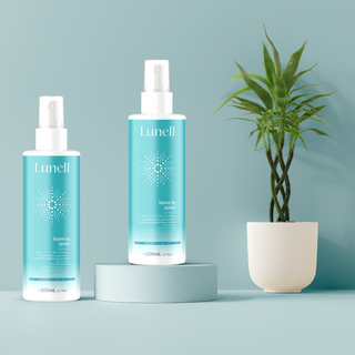 Kit Cronograma Capilar Lunell + Leave-in Spray Multifuncional Antifrizz