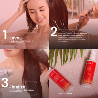 Kit de Reparação e Finalização Premium Lunell (3 Produtos)