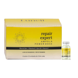 Kit Ampola Power Dose Lunell Repair Expert (12 unidades)