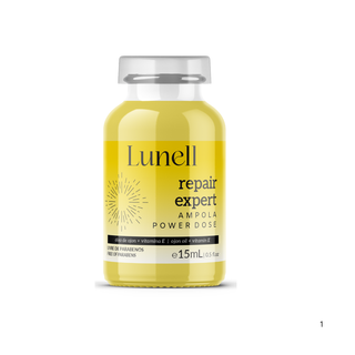 Ampola Reconstrução Power Dose Lunell Repair Expert 15ml